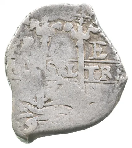 1672 Bolivia (Potosi) 1 Real Shipwreck Coin 3.4g *9602