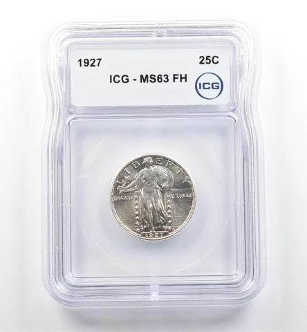 1927 Standing Liberty Quarter MS63 FH ICG *6105