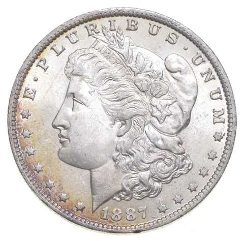1887-O Morgan Silver Dollar a4581