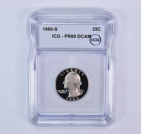 1980-S Washington Quarter PR69 DCAM ICG