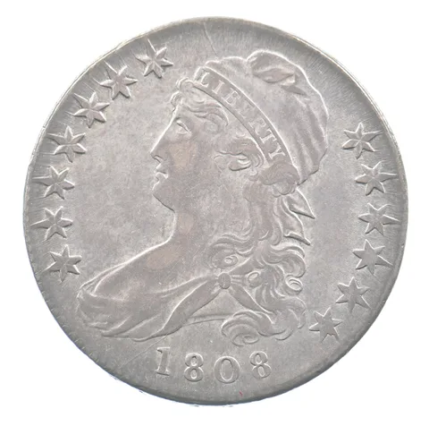 1808 Capped Bust Half Dollar O-106A R2 a5069