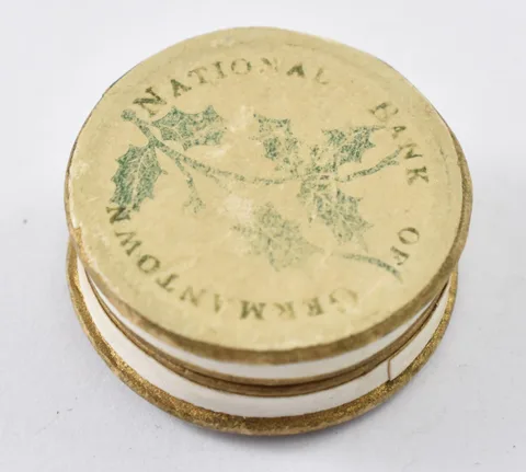 Round Bank Holiday US $5/$2.50 Box 1920's Gold Coin Gift Presentation *5923