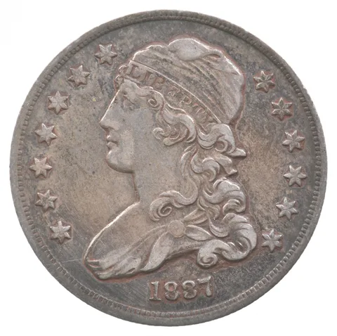1837 Capped Bust Quarter No Motto *8865