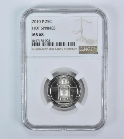 2010-P Washington Quarter ATB Hot Springs MS68 NGC