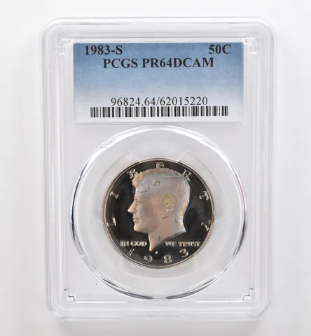 1983-S Kennedy Half Dollar PR64 DCAM PCGS Beautiful Tone *9268