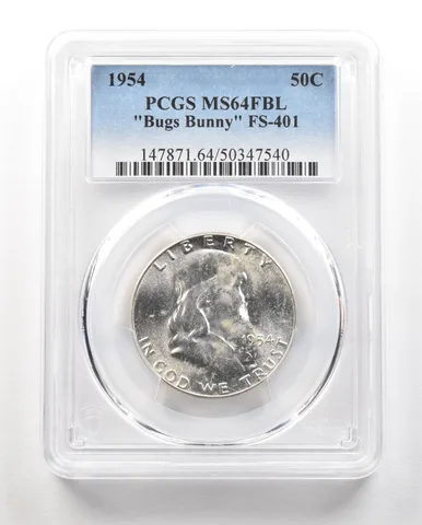 1954 Franklin Half Dollar Bugs Bunny FS-401 MS64 FBL PCGS a4857
