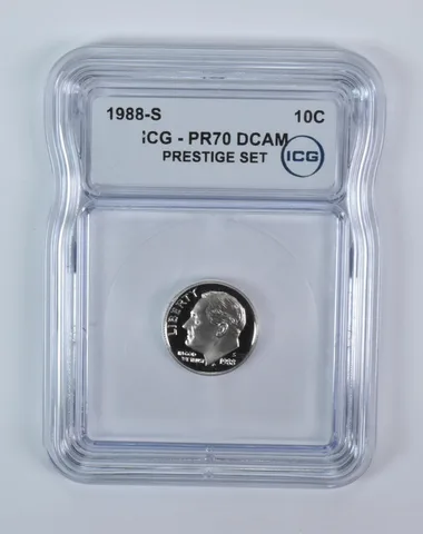 1988-S Roosevelt Dime Prestige Set PR70 DCAM ICG