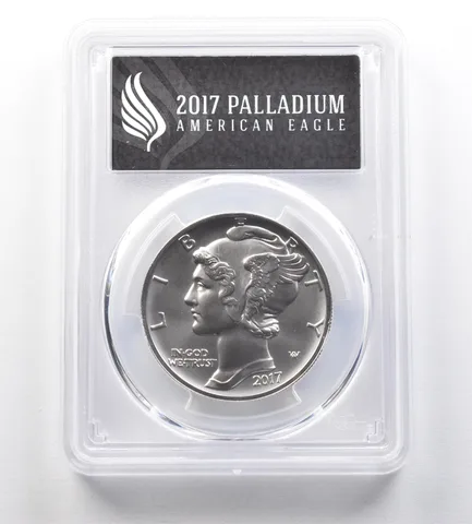 2017 $25 American Palladium Eagle First Strike 1 Oz Palladium MS70 PCGS *1016