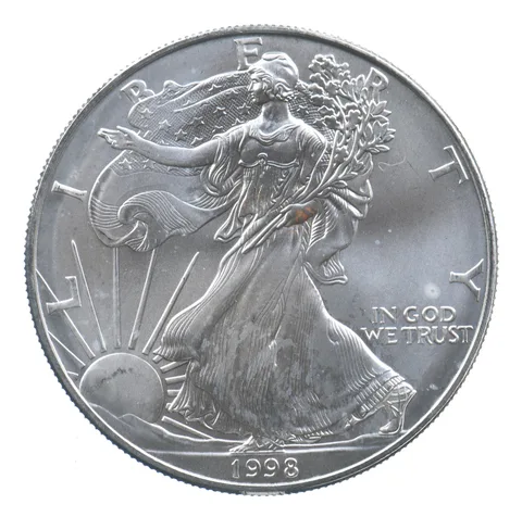 Better Date 1998 American Silver Eagle 1 Troy Oz .999 Fine Silver *749
