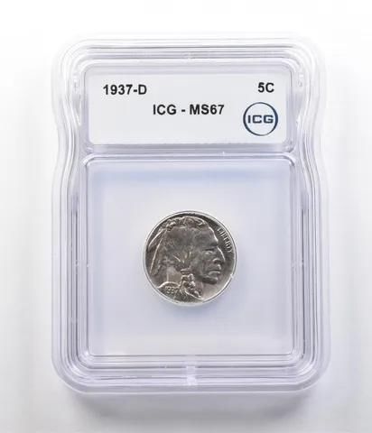 1937-D Indian Head Buffalo Nickel MS67 ICG *2623