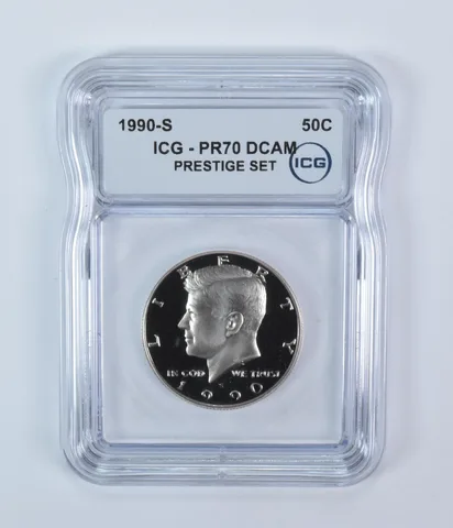 1990-S Kennedy Half Dollar Prestige Set PR70 DCAM ICG