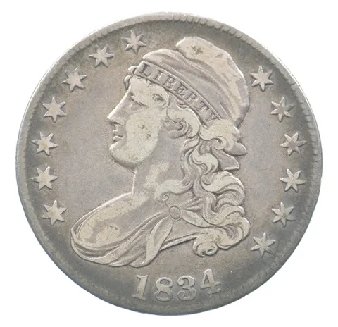 1834 Seated Liberty Half Dollar *7739