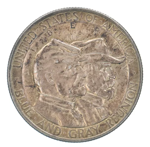 1936 Battle of Gettysburg Commemorative Half Dollar Beautiful Tone *9748