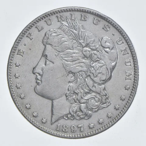 1897 Morgan Silver Dollar Estate Coin Collection *243