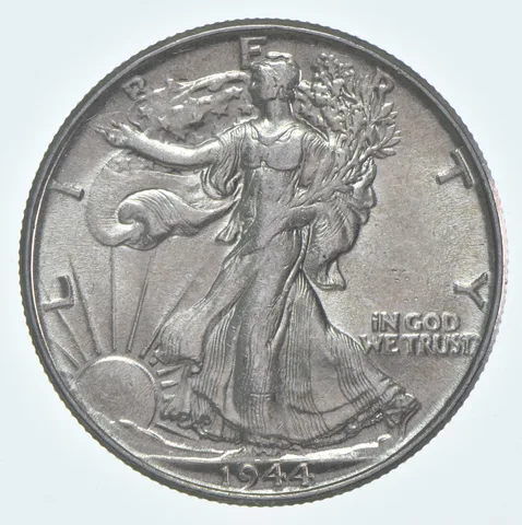 CHAU 1944 (P) Walking Liberty Half Dollar Choice AU 90% Silver (1pc)