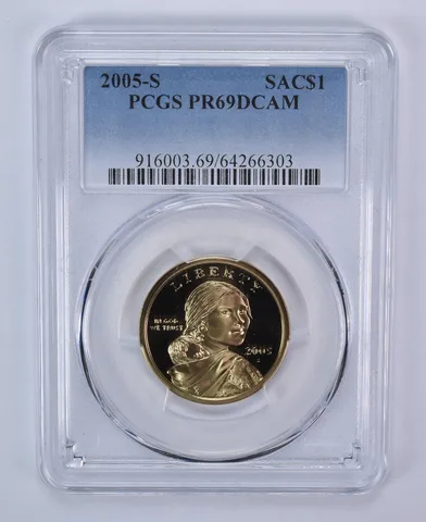 2005-S Sacagawea $1 PR69 DCAM PCGS Blue Label