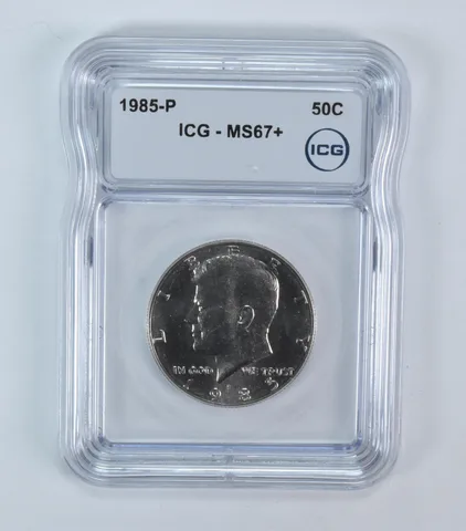 1985-P Kennedy Half Dollar MS67+ ICG