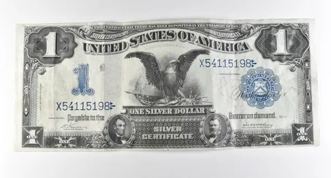 1899 $1 Silver Certificate Large Note Blue Seal *2839