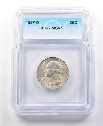 1947-D Washington Quarter MS67 ICG *0061