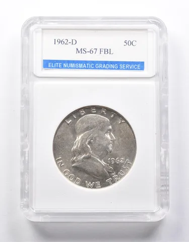 1962-D Franklin Half Dollar FBL Uncirculated *8570
