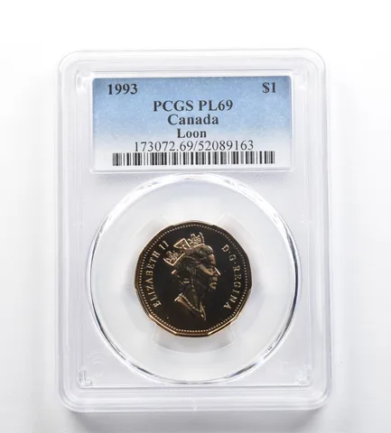 1993 Canada 1 Dollar Loon PL69 PCGS *9203