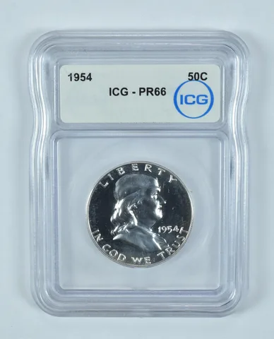 1954 Franklin Half Dollar PR66 ICG