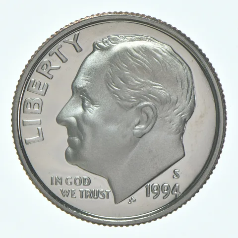 1994-S Roosevelt Dime CLAD Proof