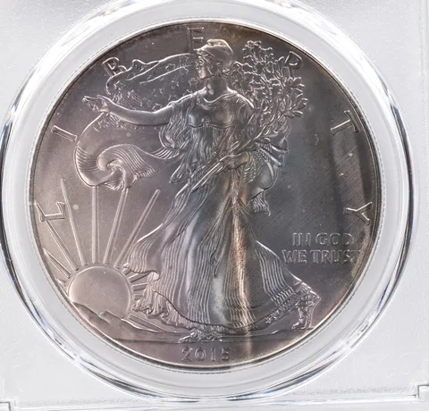 2015 American Silver Eagle MS68 PCGS Beautiful Tone *1203