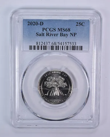 2020-D Washington Quarter ATB Salt River Bay MS68 PCGS