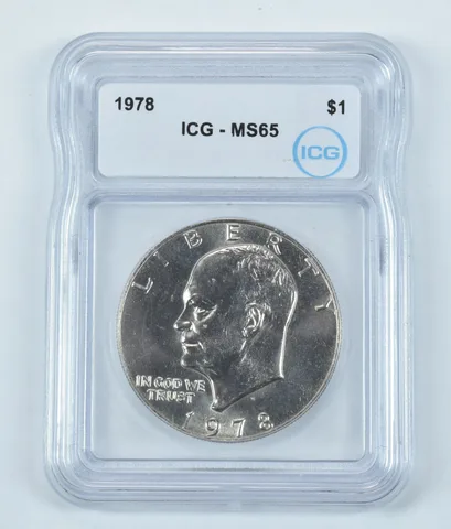 1978 Eisenhower $1 MS65 ICG