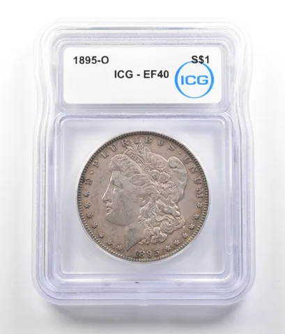 1895-O Morgan Silver Dollar EF40 ICG *0747