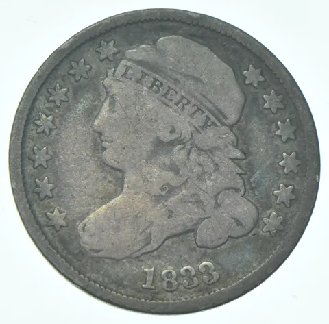 1833 Liberty Cap Dime - CUD Run E1 to A1 a0344