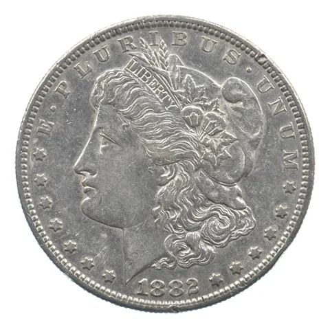 Early - 1882-S Morgan Silver Dollar - 90% US Coin *765