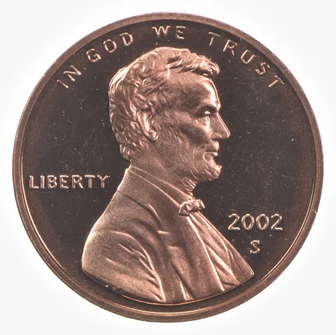 2002-S Lincoln Memorial Cent Proof