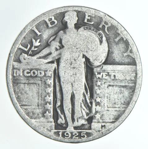 1925 (P) Standing Liberty Quarter AC Average Circ (1 coin)