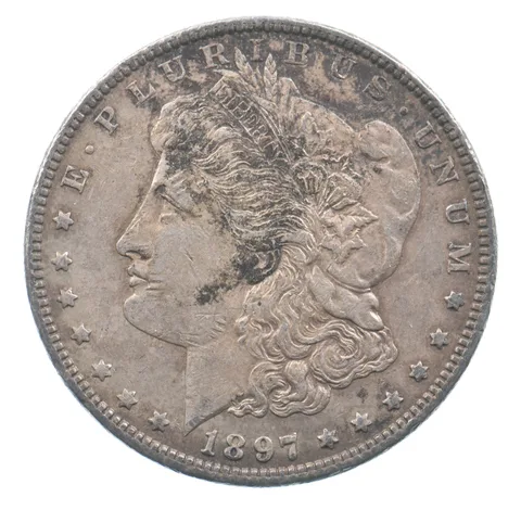 Better 1897 Morgan Silver Dollar - 90% US Coin - Nice Coin *350