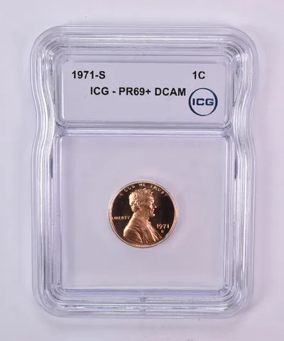 1971-S Lincoln Memorial Cent PR69+ DCAM ICG