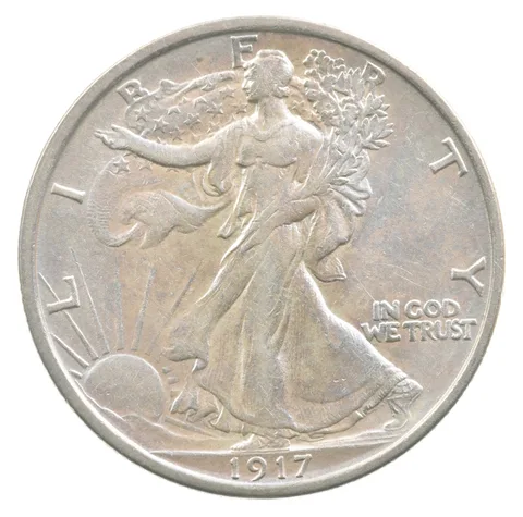 1917-S Walking Liberty Half Dollar *6382