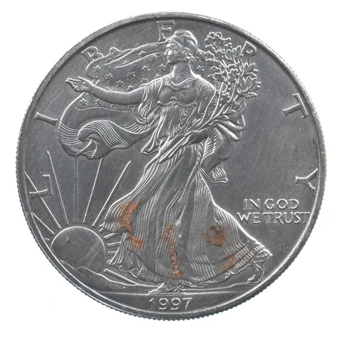 Better Date 1997 American Silver Eagle 1 Troy Oz .999 Fine Silver *762
