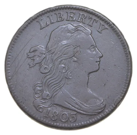 1803 Draped Bust Large Cent - S.257 - Small Date - Large Fraction a5592