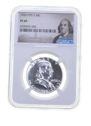 PF69 1956 Franklin Half Dollar - Type 2 - Graded NGC *6162