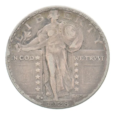 1928-D Standing Liberty Quarter Beautiful Tone *9741