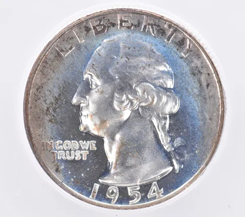 1954 Washington Quarter PR69 ICG Peripheral Tone *2541