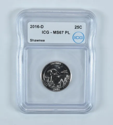 2016-D Washington Quarter ATB Shawnee MS67 PL ICG