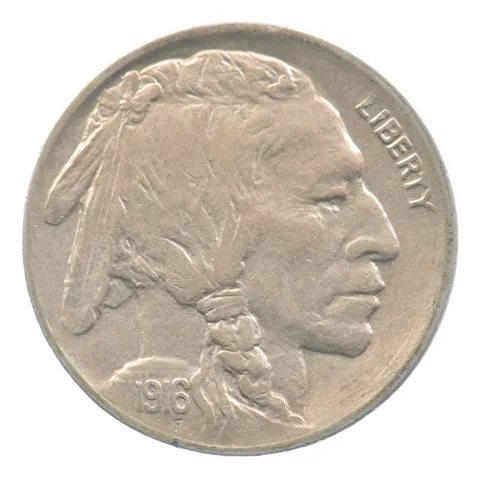 1916-D Indian Head Buffalo Nickel *2484