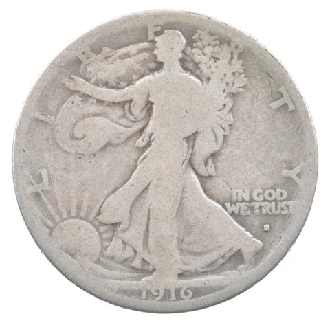 1916-S Walking Liberty Half Dollar *7085