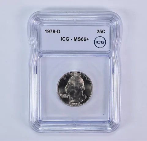 1978-D Washington Quarter MS66+ ICG