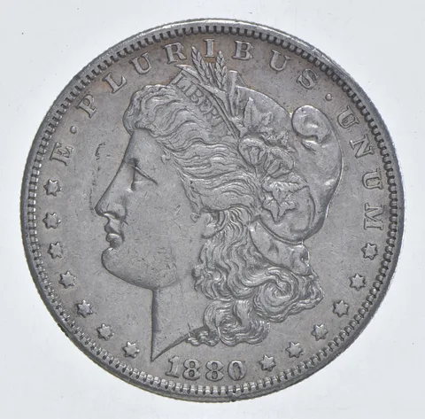 Better 1880-S Morgan Silver Dollar - 90% US Coin - Nice Coin *463