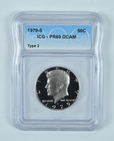 1979-S Kennedy Half Dollar Type 2 PR69 DCAM ICG