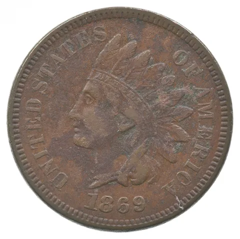 1869 Indian Head Cent *7056